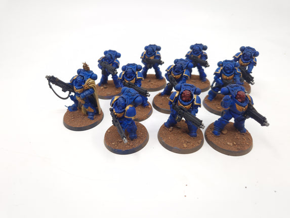 Space Marine Heavy Intercessors & captain
