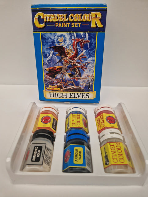 Oldhammer High Elf Paint set met paints