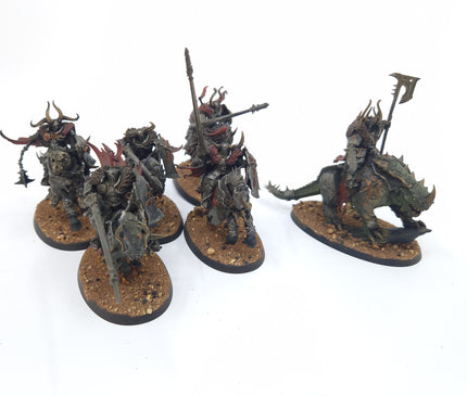 Slaves to Darkness Chaos Knights & Lord  on Karkadrak