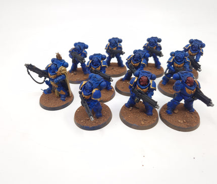 Space Marine Heavy Intercessors & captain