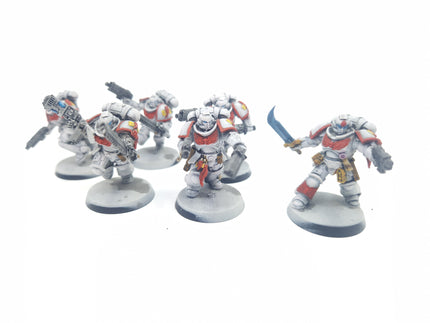 Space Marines lieutenant and Assault Intercessors