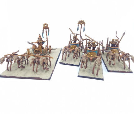 tomb kings Settra and chariots