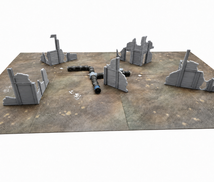 Ruined Sector: Patrol Battlefield Set