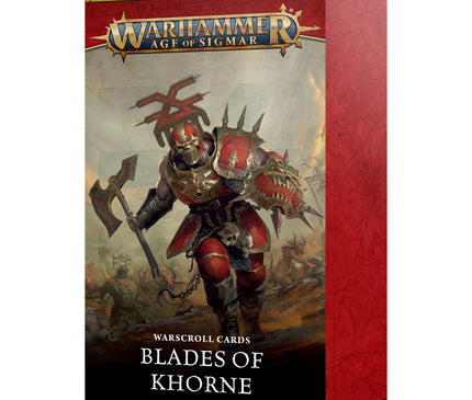 Warscroll Cards: Blades Of Khorne (4th edition)