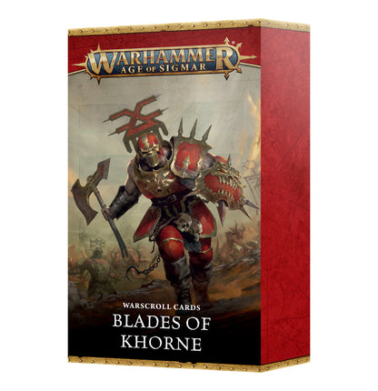 Warscroll Cards: Blades Of Khorne (4th edition)