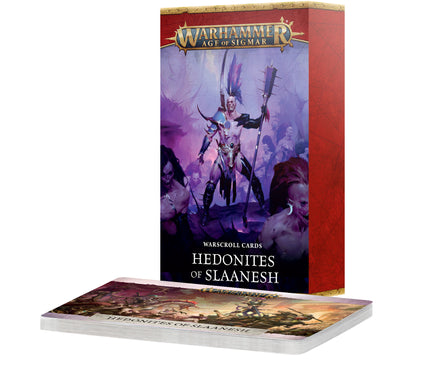 Warscroll Cards: Hedonites Of Slaanesh (4th edition)