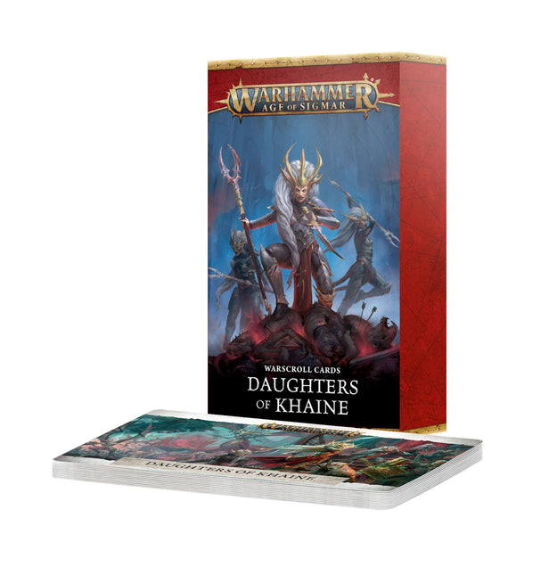 Warscroll Cards: Daughters Of Khaine (4th edition)