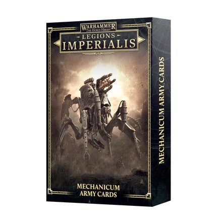 Legiones Imperialis: Tarjetas de la lista del ejército de Mechanicum