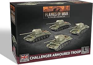 Challenger Armoured Troop (4x plastic)