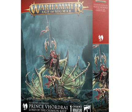 Soulblight Gravelords: Prince Vhordrai Lord of the Crimson Keep