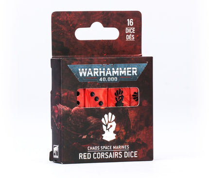 Chaos Space Marines: Red Corsairs Dice