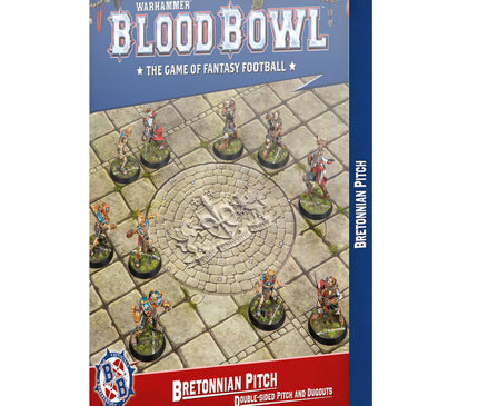 Blood Bowl: Bretonnian Team Pitch & Dugouts