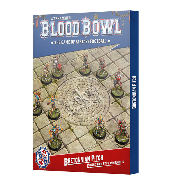 Blood Bowl: Bretonnian Team Pitch & Dugouts