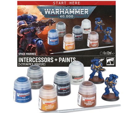 Space Marine Intercessors +Paints (11th edition)