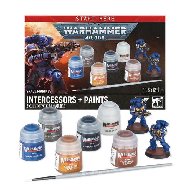 Space Marine Intercessors +Paints (11th edition)