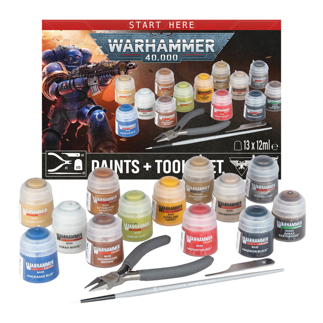 40k Paints + Tools (11th edition)