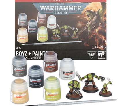 Orks + Paints (11th edition)