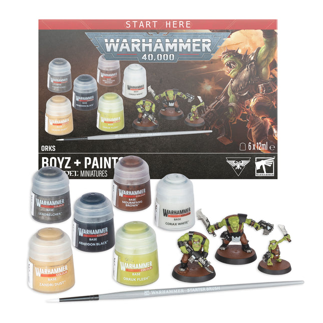 Orks + Paints (11th edition)