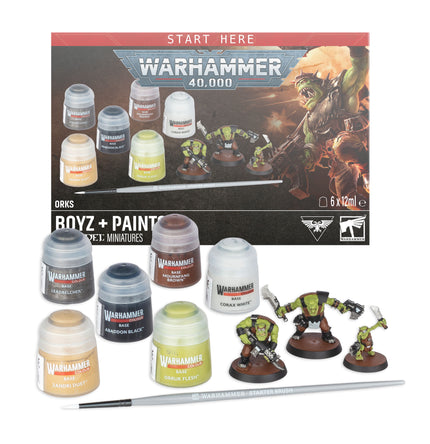 Orks + Paints (11th edition)