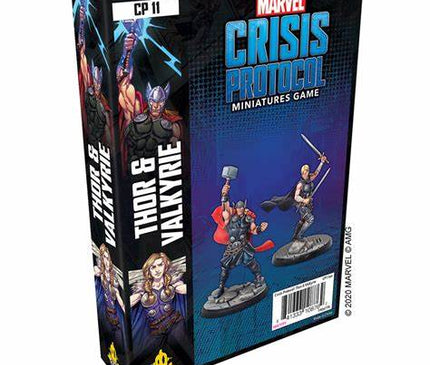 Marvel Crisis Protocol Thor und Valkyrie -Charakter