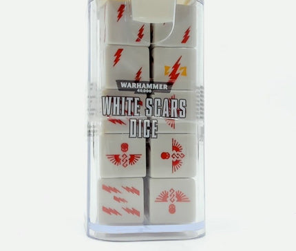 White Scar Dice set