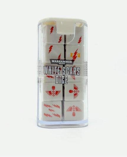 White Scar Dice set
