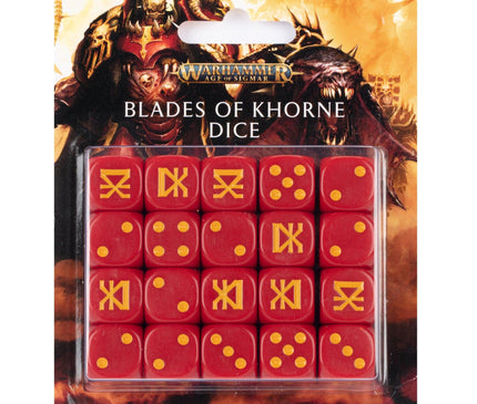 BLADES O SET DICE KHORNE