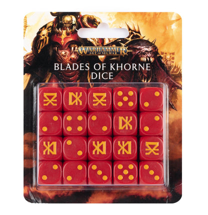 BLADES O SET DICE KHORNE