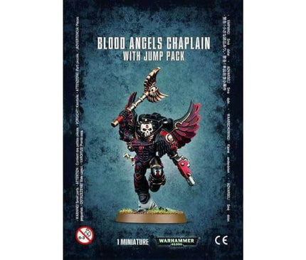 Capellán de Blood Angels con paquete de salto