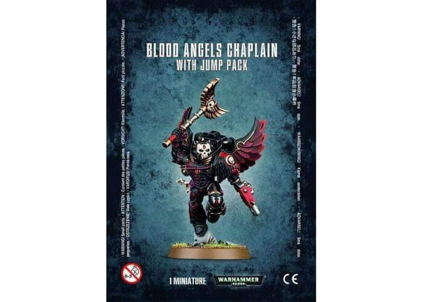 Capellán de Blood Angels con paquete de salto