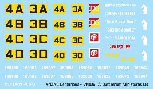 Centurion Decal Sheet