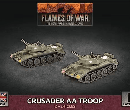 Crusader Armoured AA Platoon (x2 Plastic)