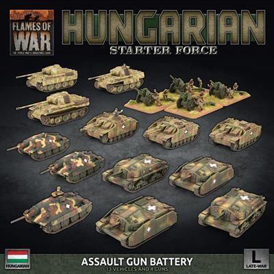 Hungarian Starter Force: Zrinyi Assault Gun Battery (Plastic)