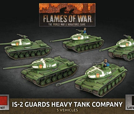 IS-2 Guards Heavy Tank Company (x5 Plastic)