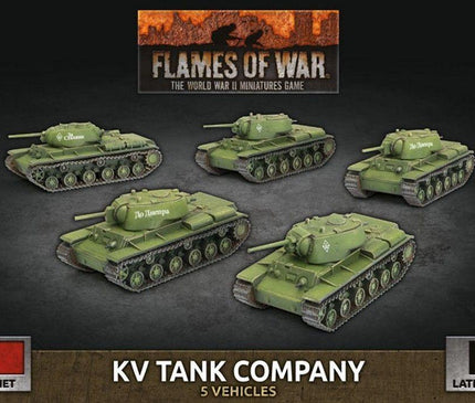 KV-8 Flame-Tank Company (x5 Plastic)