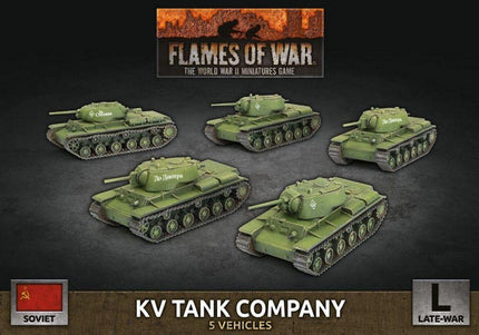 KV-8 Flame-Tank Company (x5 Plastic)