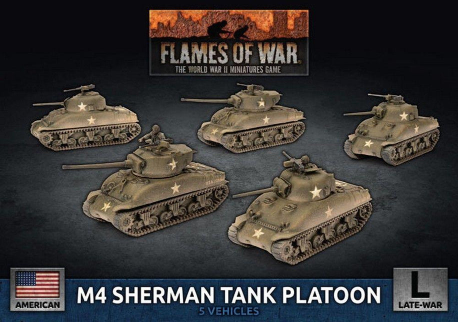 M4 Sherman Tank Platoon (x5 Plastic)