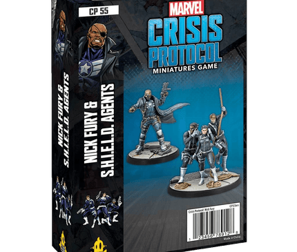 Marvel Crisis Protocol Nick Fury Jr, and S,H,I,E,L,D Agents