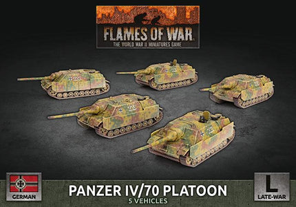 Panzer IV/70 Tank Platoon (x5 Plastic)