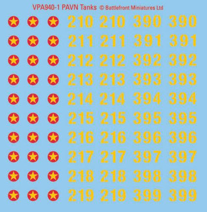 PAVN Decal Sheets