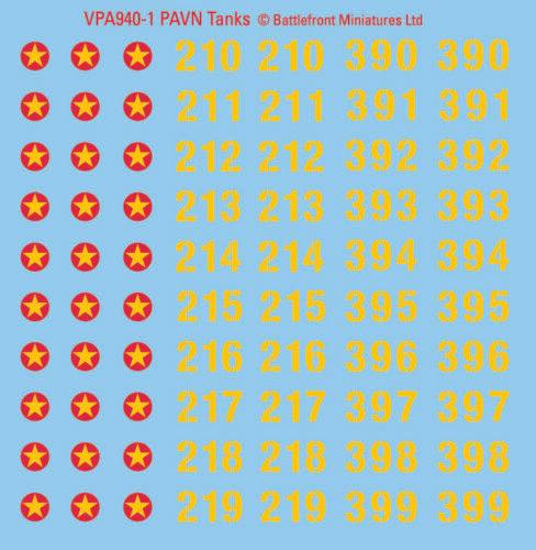 PAVN Decal Sheets