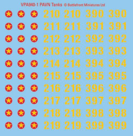 PAVN Decal Sheets