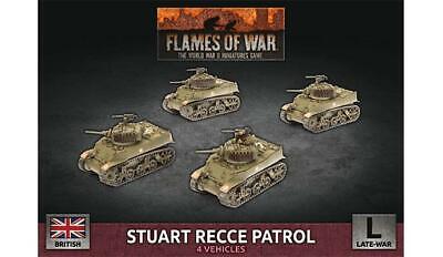 Stuart Recce Armoured Troop (x4 Plastic)