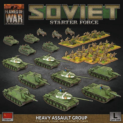 Soviet Late War 'Heavy Assault Group' Army Deal (Plastic)