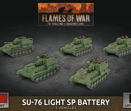 SU-76 Light SP Battery (x5 Plastic)