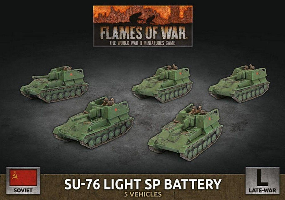 SU-76 Light SP Battery (x5 Plastic)