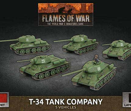 T-34 Tank Company (x5 Plastic)