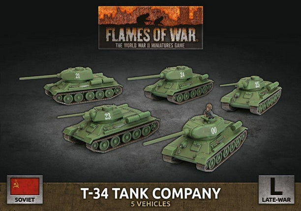 T-34 Tank Company (x5 Plastic)