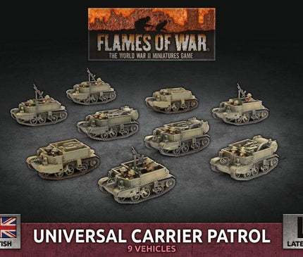 Universal Carrier Patrol (x9 Plastic)