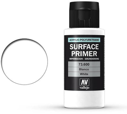 Vallejo Surface Primer: White  60ML